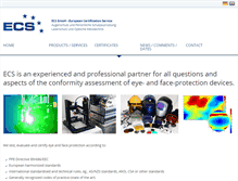 Tablet Screenshot of ecs-eyesafe.de